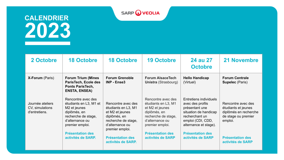 calendrier 2023