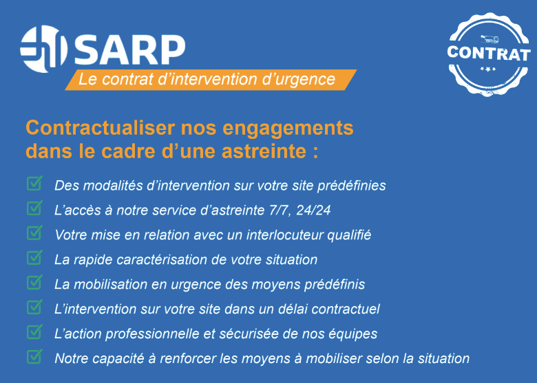 contrat intervention urgence dépollution